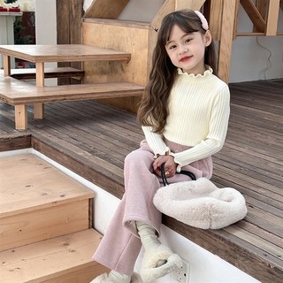 (𝑯𝒂̀𝒏𝒈 𝒄𝒐́ 𝒔𝒂̆̃𝒏 - Ảnh thật) Áo len cổ bèo cho bé