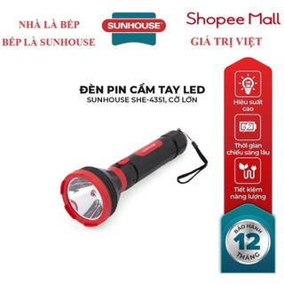 Đèn pin cầm tay siêu sáng sunhouse she-4351 cỡ lớn