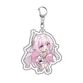 [17 mẫu] Móc khóa mica game Honkai Impact 3 (Hình in ép giữa 2 mặt mica)