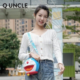 Túi đựng điện thoại / tiền xu / điện thoại hình doraemon đầu to bằng silicon