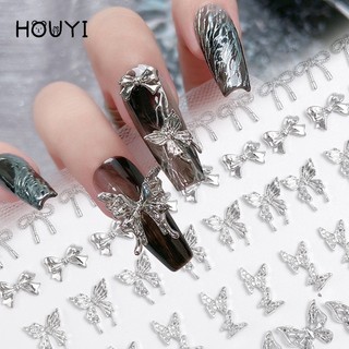 Set 10 phụ kiện trang trí móng tay hình nơ xinh xắn