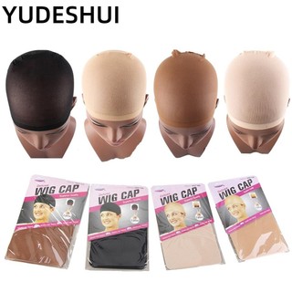YUDESHUI Mũ lưới nylon co giãn phối ren dùng đội tóc giả hóa trang