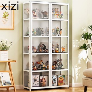 $xizi$ Tủ trưng bày tay màu trắng, tủ trưng bày đồ chơi