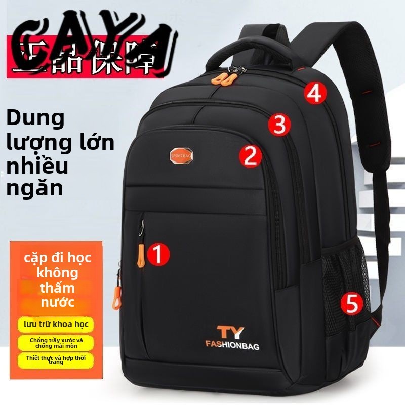 Ba lô dung tích lớn cho học sinh trung học túi đi học cho học sinh trung học cơ sở ba lô unisex cho sinh viên đại học