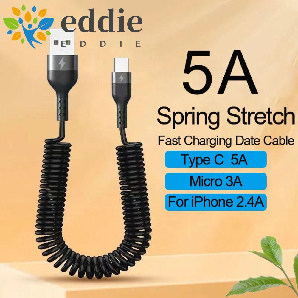 Dây Cáp Sạc Nhanh 5a 40w 26edie type c usb Có Lò Xo Thu Gọn Tiện Dụng Dành Cho Điện Thoại Di Động