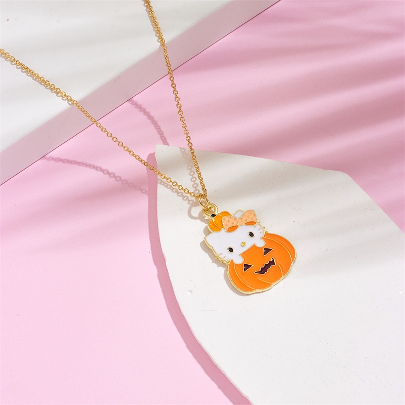 Vòng cổ Mạ Vàng Mặt Hình Bí Ngô sanrio Hoạt Hình