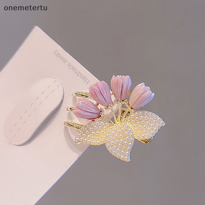 Onemetertu Kẹp Tóc Mái Bằng Hợp Kim Hình Bông Hoa Phong Cách Hàn Quốc Ngọt Ngào Thời Trang Mùa Hè Dành Cho Bạn Nữ en