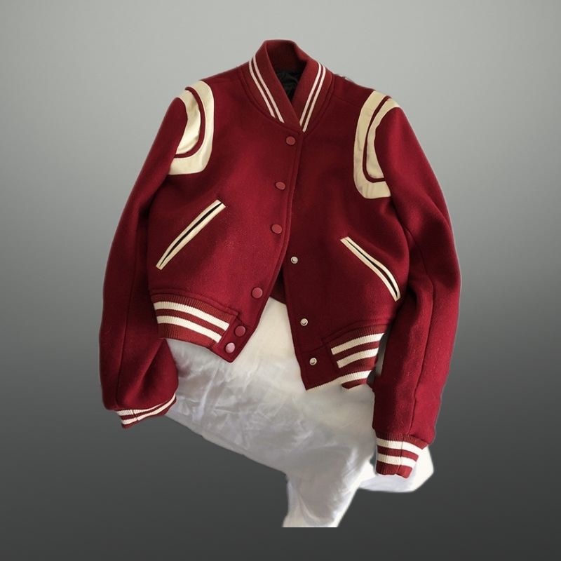 Áo Khoác Bóng Chày Thiết Kế Mới Dày Dặn Thời Trang Mùa Xuân Thu Dành