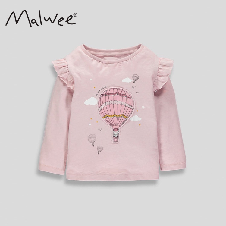 Áo Thun Tay Dài In Hình Kỳ Lân Dễ Thương Thời Trang Mùa Hè Cho Bé Gái mi