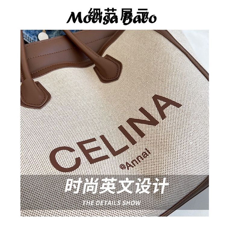 Molisa  túi xách nữ tote công sở văn phòng to đeo vai đi học đi làm 2023NEW  Đẹp Thoải mái Chic Chất lượng cao L99S16O 37Z230910