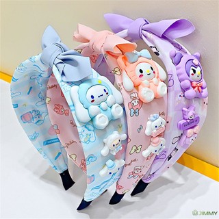 Sanrio Băng đô cài tóc rửa mặt Hình melody cinnamoroll Dễ Thương Cho Bé Gái