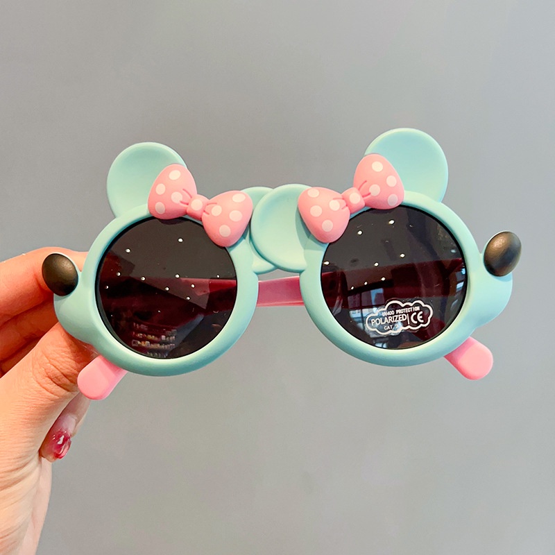 Dễ Thương Kính Mát Chống Tia Cực Tím Hình Chuột mickey / Thỏ Đáng Yêu Cho Bé