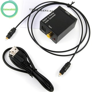 Thiết Bị Chuyển Đổi Tín Hiệu Âm Thanh parucutin Từ Sợi Đồng Trục Sang ana dac vn