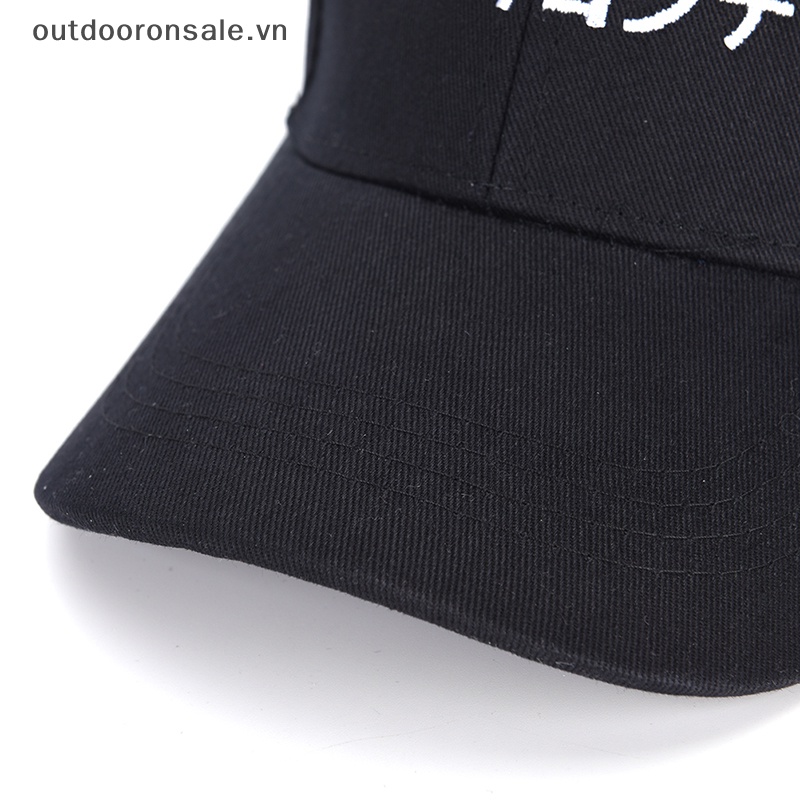 Mũ Lưỡi Trai Màu Trơn Thêu Chữ Phong Cách hip hop Nhật Bản Thời Trang Cho Nam Và Nữ