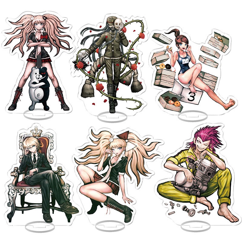Đứng Mô Hình Nhân Vật dangan ronpa Marookuma Sahara shuuichi Để Bàn Trang Trí Bằng acrylic komaeda Làm Quà Tặng akamatsu Kaiede danganronpa v3