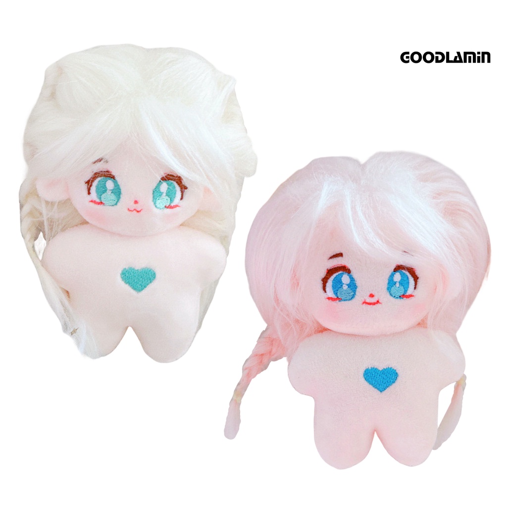 Goodlarxx Búp Bê Vải cotton 10cm Hình Cô Gái Mắt To Dễ Thương