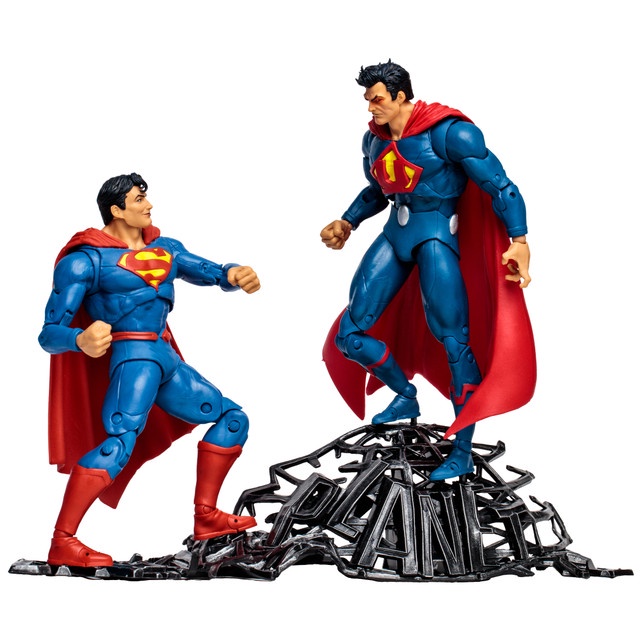 Mô hình McFarlane🦇DC Multiverse 7-inch🦇Superman vs Superman of Earth-3 2-Pack