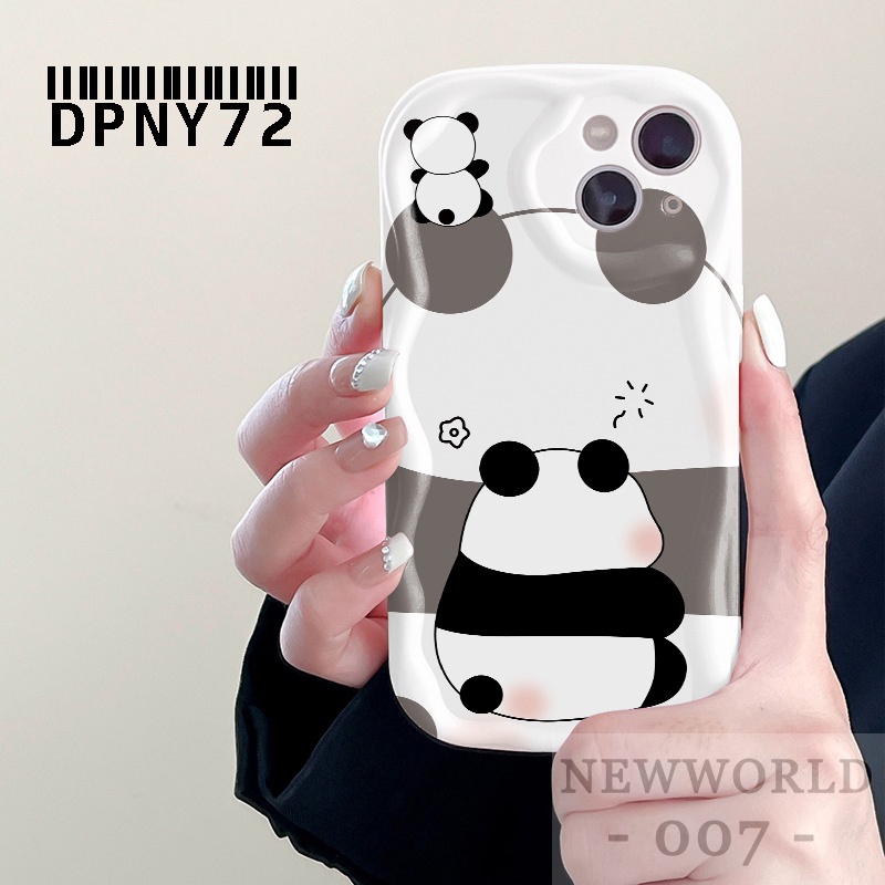 Ốp Điện Thoại Họa Tiết Gấu Trúc Hoạt Hình Dễ Thương Cho iphone 14 13 12 11 pro x xs max 6 6s 7 8 plus ny71