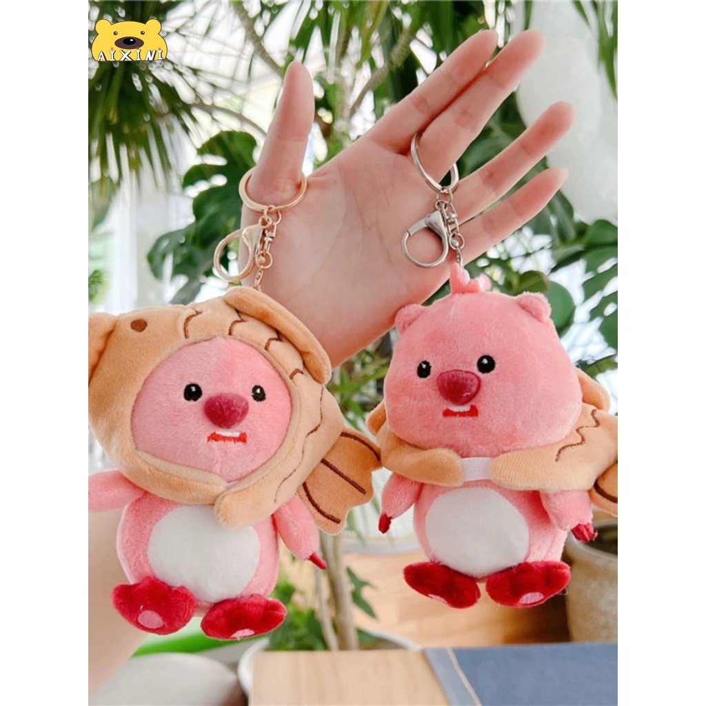 Móc Khóa Hình Thú Nhồi Bông 15cm Dễ Thương