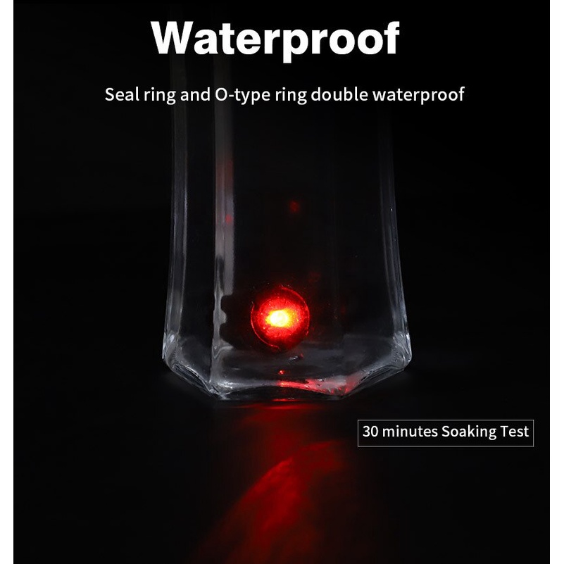 🚴Trong kho🚴1 Chiếc Đường Xe Đạp Đèn LED Flash Xe Đạp Chống Nước Đuôi Xe Đạp Đèn Phía Sau Đi Đêm Đèn Cảnh Báo An Toàn