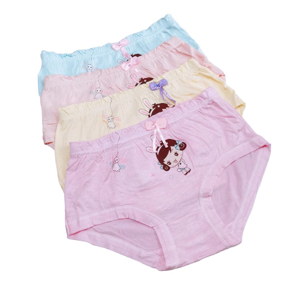 Combo 5 Quần chip tam giác cho bé gái cotton thun lạnh