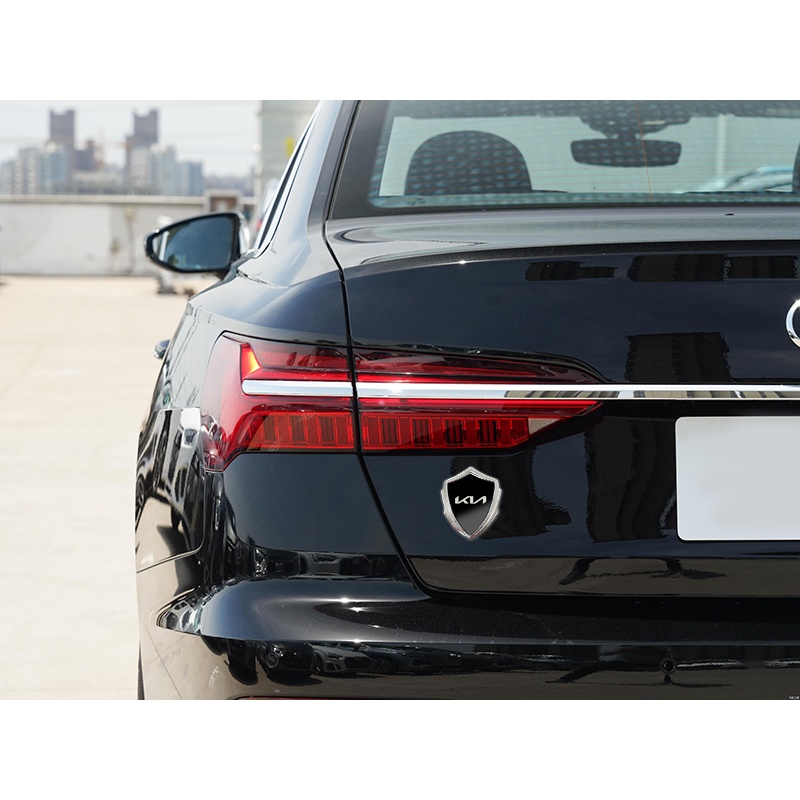 Nhãn Dán Trang Trí Cửa Sổ Xe Hơi Bằng Hợp Kim Kẽm Hình Tam Giác Cho kia cadenza ceed forte k9 optoma Pico rio sorento soul sportage