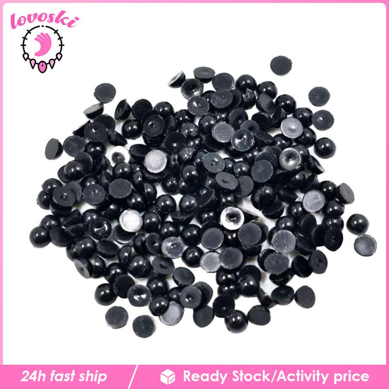 Set 300 Hạt Cườm Nửa Hình Bán Nguyệt Dùng Trang Trí Thủ Công diy