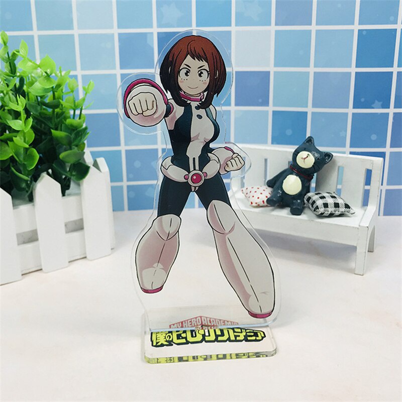 Hot Anime My Hero Academia Cosplay Midoriya Izuku Todoroki Shoto in hình nhân vật 2 mặt rõ nét Phụ kiện trang trí