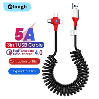 Elough Dây Cáp Sạc Nhanh 3 Trong 1 Cho huawei micro usb type-c