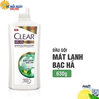 Dầu gội clear men bạc hà 630g