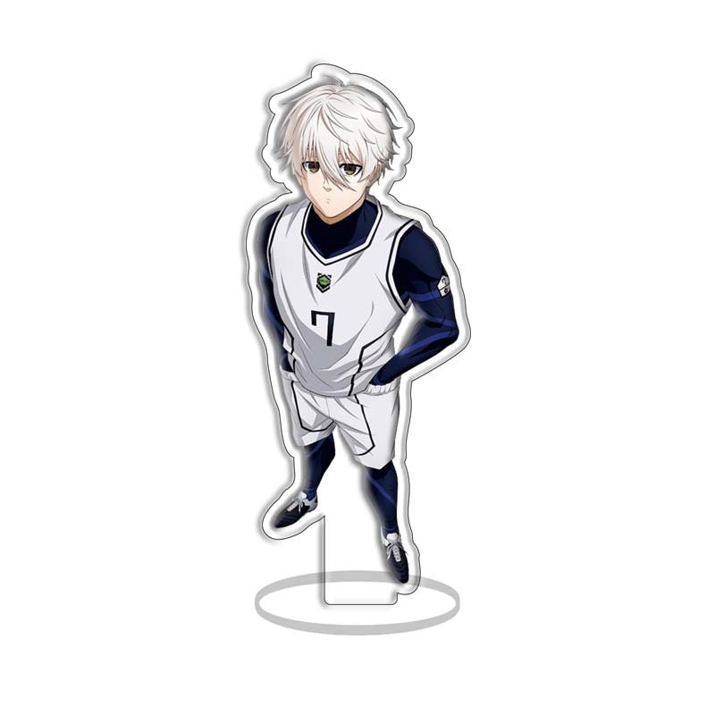 Mô hình standee Anime Blue Lock Isagi Yoichi Cosplay Acrylic Stand Chigiri Hyoma Reo Mikage trang trí để bàn 15CM