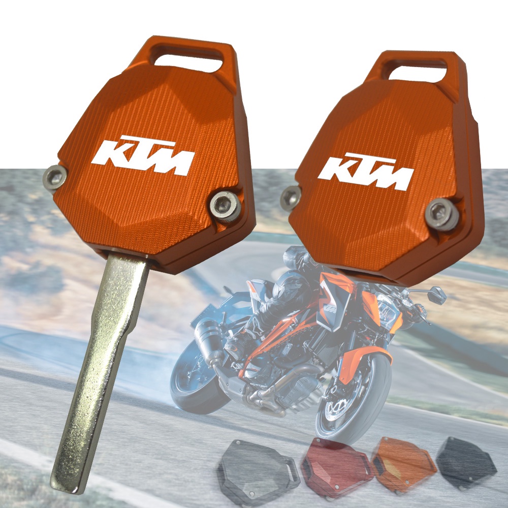 KTM motorcycle key cover RC390 DUKE 250 790 890 ADVENTURE 250 790 390 SUPER DUKE R 1290 SUPER ADVENTURE 1290 key aluminum alloy decorative shell