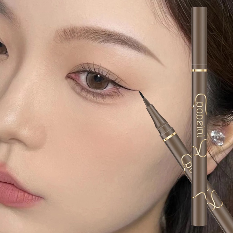 Bút Kẻ Mắt Nước bobeni 0.05mm Màu Đen Mượt Mà Nhanh Khô Chống Nước Lâu Trôi 4 Màu Tùy Chọn