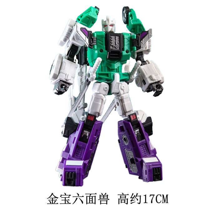 Hàng Mới Về Đồ Chơi Robot Biến Hình Cỡ Nhỏ jinbao Sáu Mặt ninja staff six-Chanor