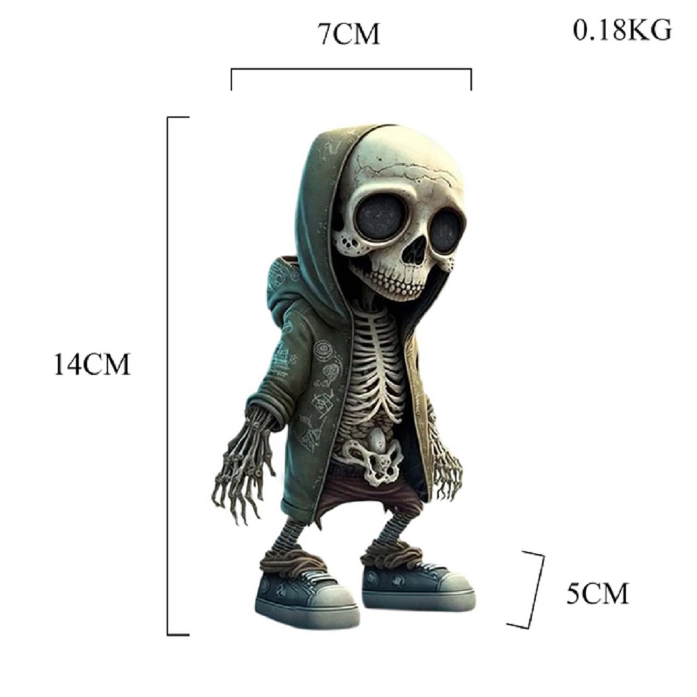 Tượng Xương Người Trang Trí halloween Bằng Nhựa resin