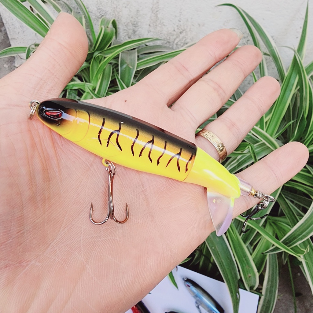 Mồi câu cá giả đuôi xoay có móc câu 13gram 11cm  Anh Khoa Tackle