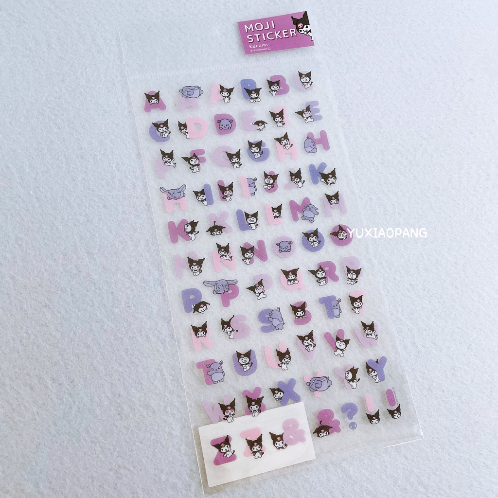 Hoạt Hình Miếng Dán Trong Suốt Hình sanrio kuromi melody cinnamoroll