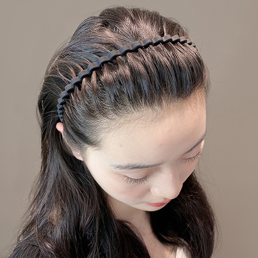 1 Băng Đô Đen Co Giãn Phong Cách Hàn Quốc Thanh Lịch Cho Nữ