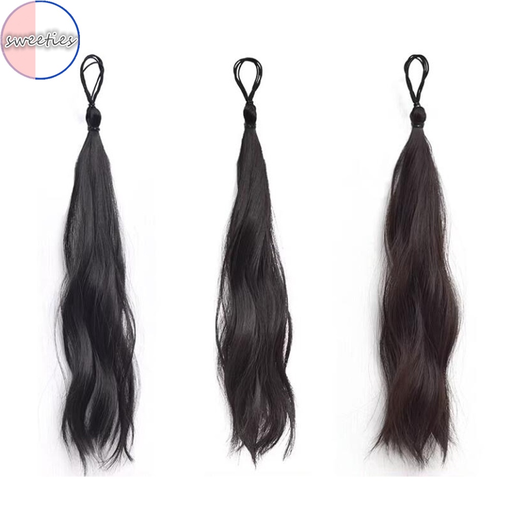 Bó Tóc Giả 45cm Bằng Lông Mềm Tự Nhiên Cho Nữ