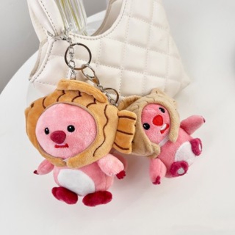Dễ Thương Móc Khóa Búp Bê Nhồi Bông Đáng Yêu