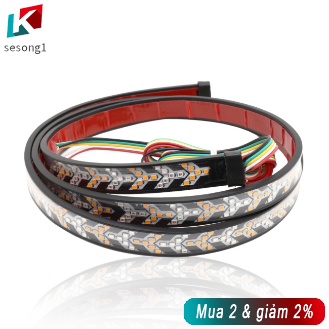 Đèn led Tín Hiệu 1.5m Hình Xương Cá Gắn Đuôi Xe Tải
