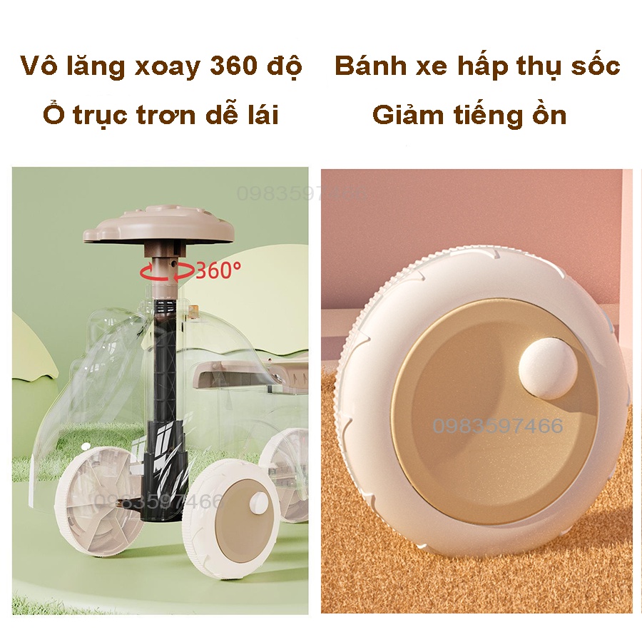 Xe lắc chòi chân cho bé, xe chòi chân cho bé Có ĐÈN NHẠC,cho bé từ 1-5 tuổi, Obama Baby