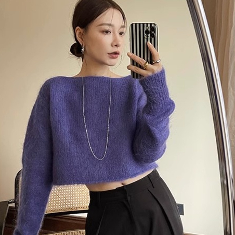 Áo len nữ Áo Len Dài Tay Thiết Kế Mới Thời Trang Dành Cho Mùa Thu Đông áo len croptop