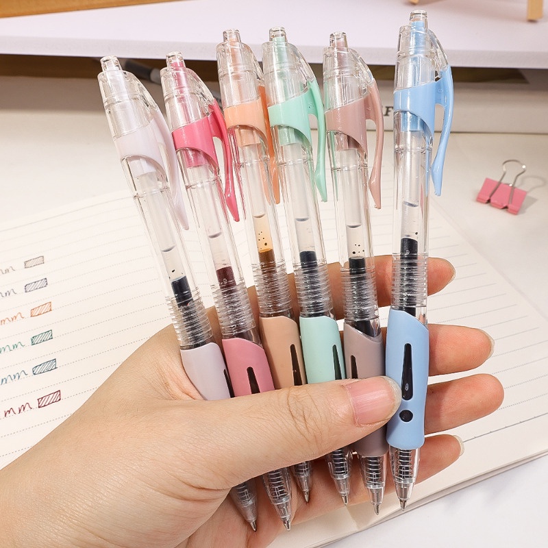 Bút Mực gel Ngòi 0.5mm Màu Sắc retro