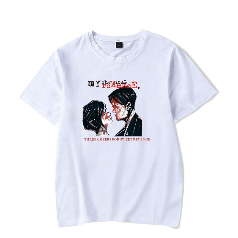 Áo Thun Unisex Vải Cotton In Chữ MY CHEMICAL ROMANCE Plus Size 617B