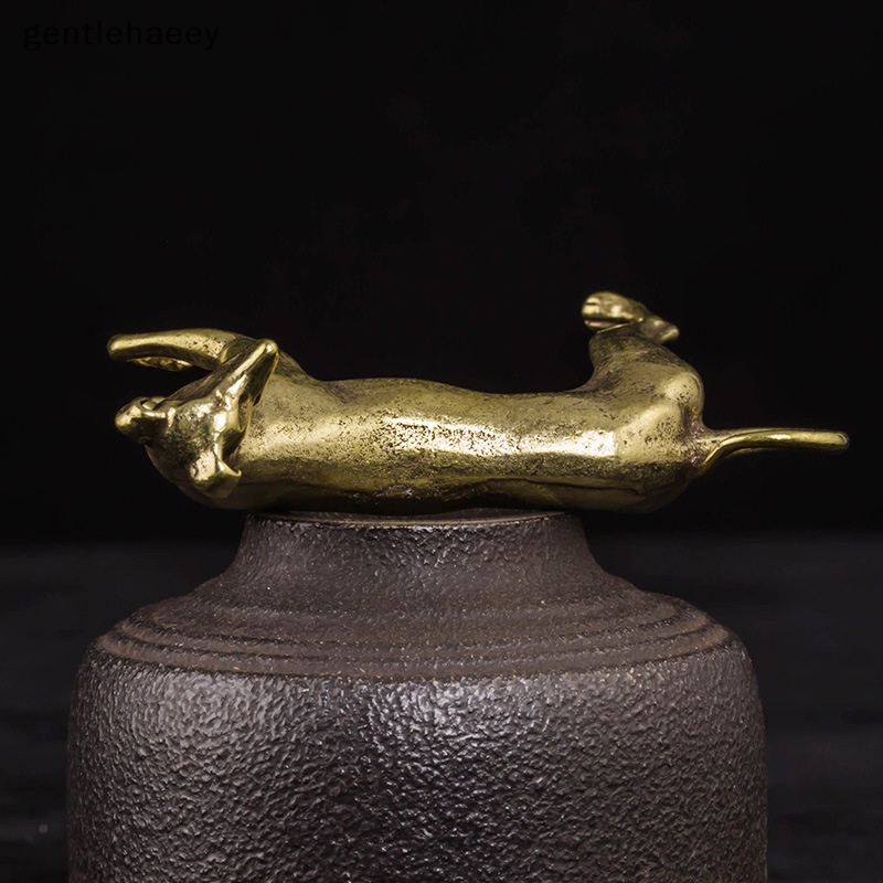 Mô Hình Chú Chó loyal Bằng Đồng Thau Phong Cách vintage