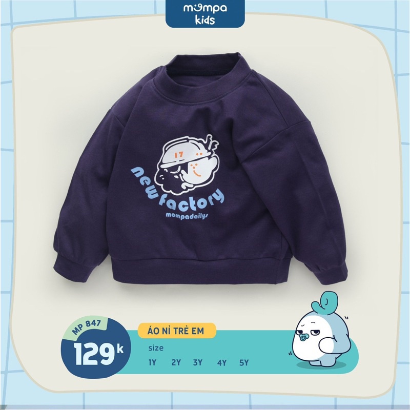 Bộ quần áo lẻ mompa thu đông cho bé dài tay