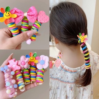 Set 2 dây cột tóc xoắn ốc phong cách hàn quốc