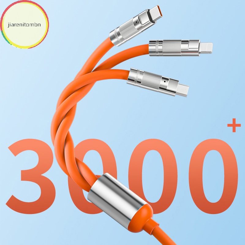 Dây Cáp Sạc micro usb / type-c 100 / 120w 3 Trong 1 120cm Chuyên Dụng Cho xiaomi huawei samsung vn