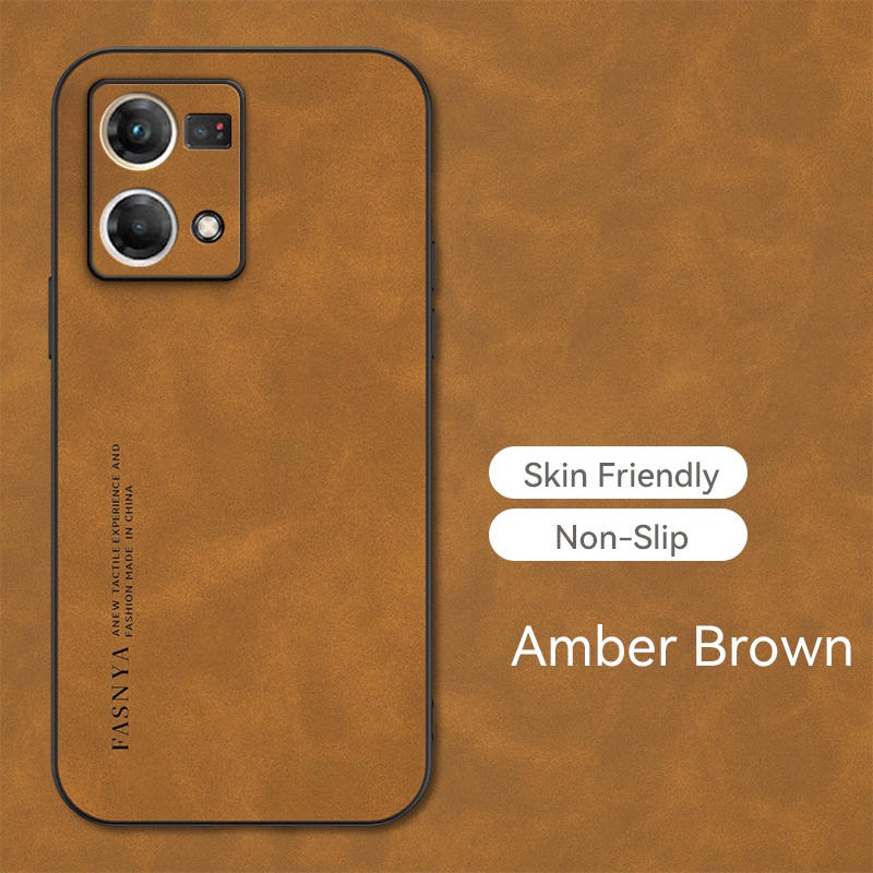 Ốp Điện Thoại pu Mềm Cảm Giác Da pu Cho oppo reno 7 4g 4g